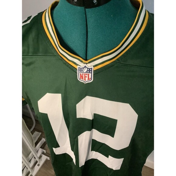 Nike On Field Aaron Rodgers 12 Green Bay Packers Jersey Women’s Size Medium - Picture 4 of 5